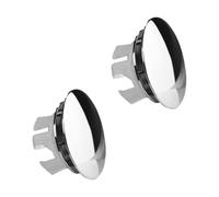 TPZORJX 2PCS Anello Di Troppopieno Per Lavello,Tappo Per Troppopieno Anelli Tappi Troppopieno Lavello Rotondo Tappo Per Troppo Pieno Cromati Anello Di Troppopieno,Per Bagno Cucina Lavello （22-24 mm）