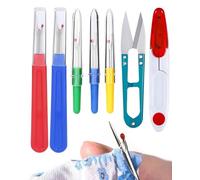 TPZORJX 7 Pezzi Taglia-asole per Cucito,Taglia Cuciture,taglia asole,Taglia Asole,Taglia Filo per Cuciture Grandi e Piccole, Taglia Filo Seam Ripper, Cucitura Ripper Kit, Seam Ripper Kit per Cuciture