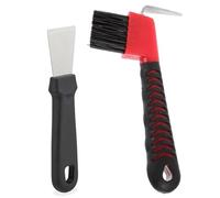 TPZORJX Cura degli zoccoli per cavalli Raschietto per zoccoli,colori casuali,raschietto per testa di cavallo e per zoccoli con spazzola, Spazzola per Zoccoli Cavallo Spazzola 2 in 1,2 pcs
