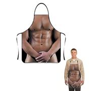 TPZORJX Grembiule Barbecue Uomo, Grembiule Sexy Da Cucina,Grembiule da uomo muscoloso,Grembiule Da Cucina, Grembiule Da Barbecue 3D, Idea Regalo Per Uomini, Fidanzati Bbq, Regalo di San Valentino