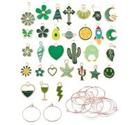 TPZORJX Segna Bicchieri Calici - 30pcs Segnabicchieri Ciondoli per Bicchieri di Vino Set, Segnabicchieri per Calici, Decorazioni per Feste Degustazione di Vini