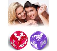 TPZORJX Set di 2 pezzi da gioco a forma di cubo per coppie, cubi erotici, libro di testo per coppie, gioco di cubi, gioco dell'umorismo, coppia di giochi per feste,camera da letto,regalo per coppie