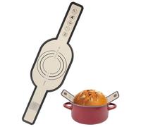 TPZORJX tappetino silicone forno,1pcs Tappetino da forno in silicone per forno olandese,spianatoia silicone,tappetino da forno per pane, antiaderente, facile da pulire,Accessori per la panificazione