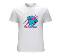 TqaSerHqs Mr Gaming Beast Game Boys Girls Kids T-Shirt T-Shirt White S