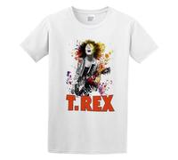 TqaSerHqs T.Rex Marc Bolan Retro 12 T-Shirt White XL