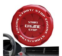 TQEBWUS Coperchio del pulsante di del motore, adesivo autoadesivo con vestibilità aderente, copertura antigraffio per il pulsante di in auto, per modifica, manutenzione preventiva