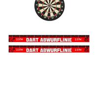 TQEBWUS Dart linea di lancio | 2 pezzi freccia di lancio - nastro adesivo riutilizzabile accessorio di gioco per pub, ufficio, soggiorno, sala giochi, sala pause, camera degli studenti, cantina |