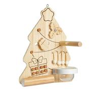 TQEBWUS Giochi per Uccelli - Albero Di Natale Da Masticare Forma Gioco Uccelli,Trescolo In Legno Arricchimento Gabbia Per Cacatua Inseparabile Canarino Cacatua