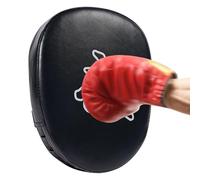 TQEBWUS Karate Pratzen | per il commercio di boxe con manico stabile | Attrezzo per l'allenamento ergonomico portatile per palestra, kickboxing Muay Thai MMA bambini adolescenti adulti