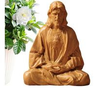 TQEBWUS Statua di Gesù Cristo - Meditazione Gesù Statue Sacre - Figure cattoliche - Statua di Gesù, scultura, statuetta da 10 cm, decorazione per la casa, decorazione della chiesa per feste,