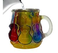 TQEBWUS Tazza da caffè per chitarra, da viaggio, regalo artistico per gli amanti della musica, insegnanti e collezionisti, ideale per tutti i giorni, Natale, compleanni, vacanze e anniversari