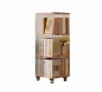 Tqertrtfxa Libreria a rotazione acrilica libreria a 360 gradi per la casa mobile in legno a legno massimo degli studenti per risparmiare spazio e grande capacità(95cm/37.4in)