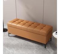 Tqertrtfxa Pouf contenitore con coperchio, Cassapanca in legno | Panca per cambiarsi le scarpe all'ingresso, per e come seduta da fondo letto(H,60CM/23.6IN)
