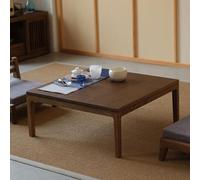 Tqertrtfxa Tavolino da caffè in legno per soggiorno,Tavolino da caffè in tatami in stile giapponese,Semplice tavolo kang/tavolo washitami in stile giapponese(70 * 70 * 30cm/27.6 * 27.6 * 11.8in)