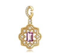 TQHGM Accessorie Diopside Pattern Heart Shaped Garnet Pendant Luxury Jewelry Chains Accessories