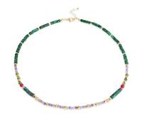 TQHGM Beaded s for WomeTeeGirls - Dainty Handmade Energy Natural Turquoise Malachite Crystal Gemstone Gold Seed Bead Statement ChaiBeachy Accessories Jewelry