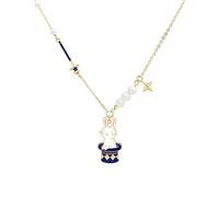 TQHGM s Pendant Magic Hat Rabbit Short Women's Pendant Collar Chain s