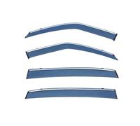 TQHSAG Deflettori Aria per Auto per URV 17 2018-2021 2022 Parapioggia per Finestrini Lunotto Posteriore Tettuccio Parasole Visiera Spoiler Alettone Accessori Visiera Antipioggia(Acciaio Inossidabile)