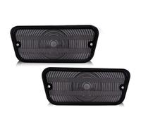 TQHSAG Indicatore Direzione 2 Pezzi Alloggiamenti Indicatori Direzione Laterali Paraurti Anteriore Senza Lampadina/presa Per Ford Per F100 Per F-100 Per Camion 1967-1971(Somked)