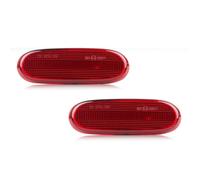 TQHSAG Indicatore Direzione 2 Pezzi Alloggiamenti Riflettori Indicatori Direzione Posteriori Senza Lampadina Per Mazda Per MX-5 Per Miata 2006 2007 2008(Rosso)