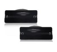 TQHSAG Indicatore Direzione 2 Pezzi Paraurti Anteriore Luce Di Parcheggio Indicatore Direzione Copertura Per Jeep Per Cherokee Per Grand J10 J20(Smoked)