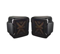 TQHSAG Kit Fanale Posteriore Per Jeep Per Wrangler JK JKU 2007-2017 Luci posteriori a LED con lenti fumé dal design unico a forma di X Gruppo fanale posteriore(Euro Ver)