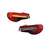 TQHSAG Luce retromarcia Per Toyota GT 86 13-15 DRL Freno di retromarcia Segnale svolta Car Rear Tail Light Assembly Plug And Play Coppia luci posteriori a LED Luci stop posteriori(Rosso)