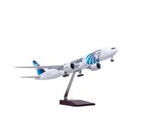 TQMEAD Kit Aereo Modello 1:157 per B777 Egypt Diecast Resin Airplanes Modello Simulazione Statica Souvenir per Collezioni O Regali(No Light)