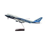 TQMEAD Kit Aereo Modello 1：160 per B747 Modello di Aereo in Resina Pressofusa con Esposizione di Luci Collezione di Aeroplani per Collezioni O Regali(No Light)