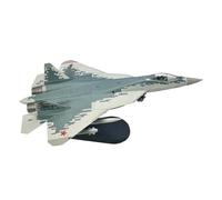 TQMEAD Kit Aereo Modello 1:72 per Il Modello di Aereo da Caccia Russo SU57 in Metallo Pressofuso, Souvenir Militari Finiti per Collezioni O Regali