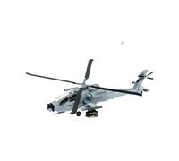TQMEAD Kit Aereo Modello Collezione Statica di Modelli di Aeromobili Finiti in Scala 1:72 per Elicottero AH-64A per Collezioni O Regali
