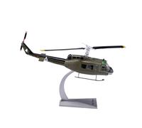 TQMEAD Kit Aereo Modello Modello di Aereo di Simulazione Finito in Scala 1:48 per UH-1H Huey da Collezione per Collezioni O Regali