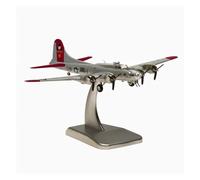 TQMEAD Kit Aereo Modello Modello di Aereo in Metallo Pressofuso in Scala 1:200 per Il Bombardiere B-17G B17G da Collezione per Collezioni O Regali(Red)