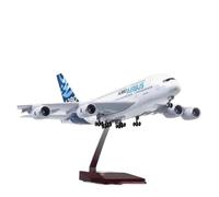 TQMEAD Kit Aereo Modello Modello di Aereo in Pressofusione in Resina A380 in Scala 1:160 con Luce E Ruota per Collezione per Collezioni O Regali(No Light)