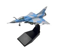 TQMEAD Kit Aereo Modello Modello di Aereo Militare Pressofuso in Metallo da Caccia Mirage 2000 in Scala 1:100 per Collezione per Collezioni O Regali