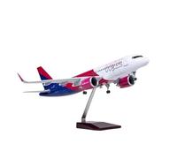 TQMEAD Kit Aereo Modello Modello di Aereo Pressofuso in Resina A320NEO in Scala 1:80 con Luce LED per Collezione per Collezioni O Regali(with Light)