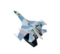 TQMEAD Kit Aereo Modello Modello in Lega di Aereo da Caccia Flanker Sovietico Su-27 in Scala 1:100, Collezione di Souvenir Militari per Collezioni O Regali