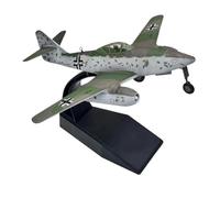 TQMEAD Kit Aereo Modello Ornamento Modello di Aereo da Caccia Me-262 Messerschmitt in Metallo Pressofuso in Scala 1:72 per Collezioni O Regali