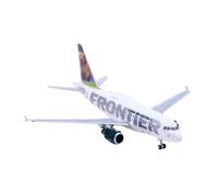 TQMEAD Kit Aereo Modello Scala 1:400 per A318-100 N801FR Modello di Aereo da Collezione in Lega Pressofusa Decorazioni per La Casa per Collezioni O Regali