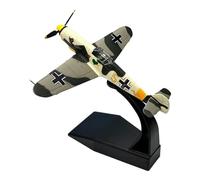 TQMEAD Kit Aereo Modello Scala 1:72 per BF 109 BF-109 Me-109 Modello Statico di Caccia Finito in Lega per Collezione per Collezioni O Regali