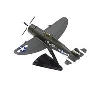 TQMEAD Modello di Aeroplano Metallo 1:100 per Il Classico Modello di Aereo da Caccia Thunderbolt P47 in Lega Pressofusa per Collezionisti Kit di Modellismo