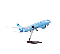 TQMEAD Modello di Aeroplano Metallo 1:130 per B787 Modello di Aereo Pressofuso in Resina con Decorazioni di Simulazione per Ufficio A LED Kit di Modellismo(No Light)