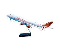 TQMEAD Modello di Aeroplano Metallo 1 150 per Boeing B747-400 Air India Modello di Aereo 47 Cm con Ruote E Luci A LED Set Regalo Kit di Modellismo