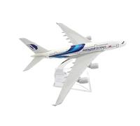 TQMEAD Modello di Aeroplano Metallo 1:400 per Il Modello di Aereo in Lega Pressofusa A380 della Malesia Decorazioni in Miniatura Edizione da Collezione Kit di Modellismo