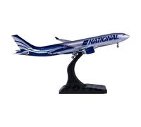 TQMEAD Modello di Aeroplano Metallo 1:400 per La Collezione di Modelli di Aeromobili in Lega Pressofusa National A330-200 N819CA Souvenir Kit di Modellismo