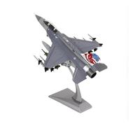 TQMEAD Modello di Aeroplano Metallo 1:72 per Il Modello in Lega Pressofusa del Caccia F16D di Singapore da Collezione Kit di Modellismo