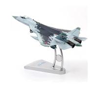 TQMEAD Modello di Aeroplano Metallo 1 72 per Il Regalo di Raccolta di Ornamenti di Simulazione in Lega di Modello di Combattente Militare Su-57 Stealth Kit di Modellismo
