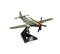TQMEAD Modello di Aeroplano Metallo 1:72 per P-51D Mustang Aereo Modello di Aereo Assemblato Finito Militare Statico per Collezionabile Kit di Modellismo