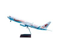 TQMEAD Modello di Aeroplano Metallo 1 85 LED Aereo Leggero con Ruote per Boeing B737-800 Cina Orientale Yunnan Aereo Modello Ornamento 47 Cm Kit di Modellismo