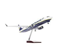TQMEAD Modello di Aeroplano Metallo 1:85 per B737-800 Modello di Aereo Pressofuso in Resina con Decorazione per Ufficio in Miniatura Leggera Kit di Modellismo